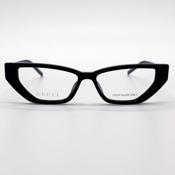 NEW GUCCI GG1683O 001 EYEGLASSES WOMEN BLACK EYEWEAR - Picture 4 of 10